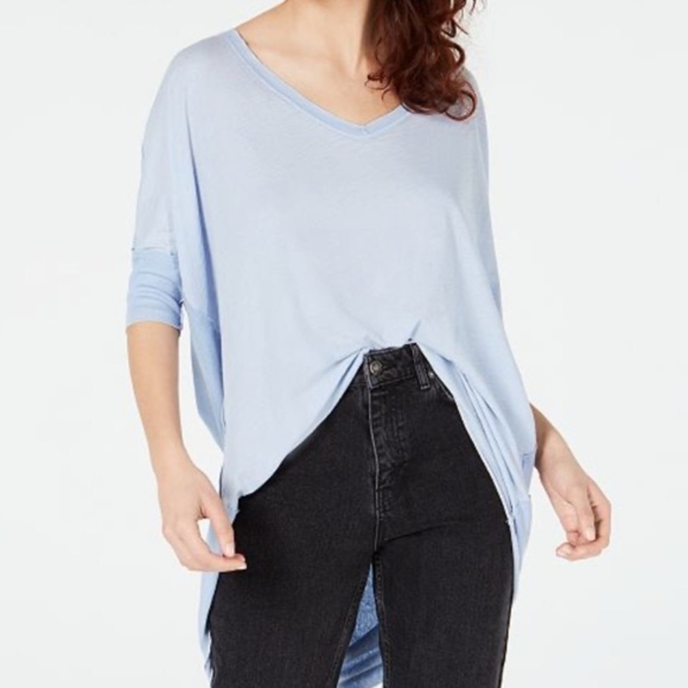 NWT free people blue top